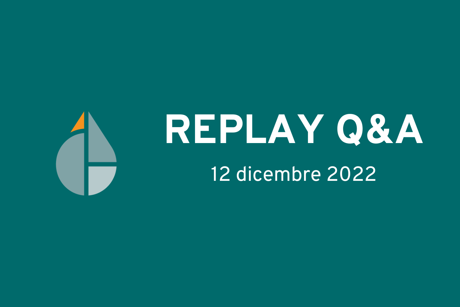Replay della Q&A con Giovanni Ceccarelli del 13 dicembre 2022