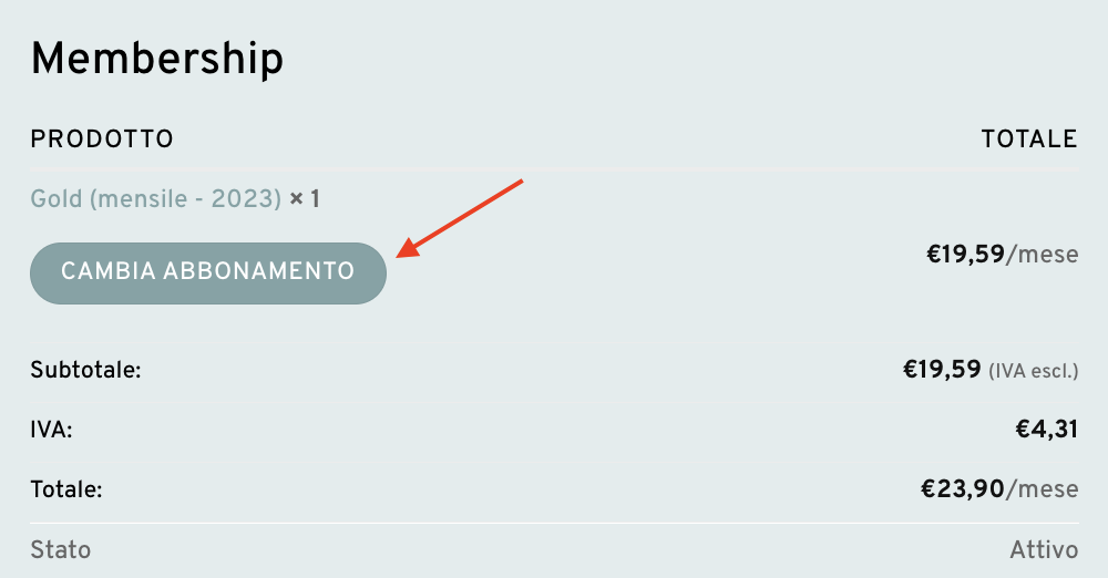 secondo step del cambio abbonamento di cocktail engineering